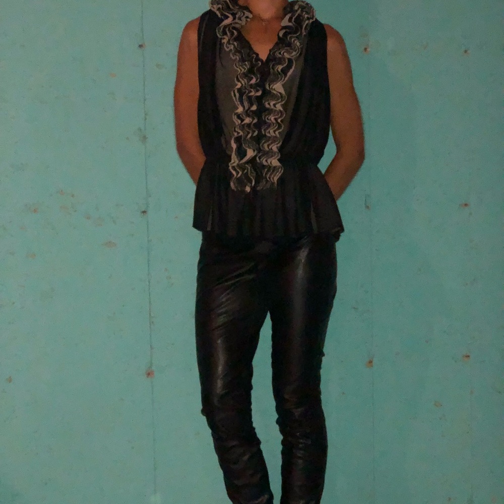 Robert Rodriguez,ruffle blouse,S.